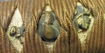 close up of the twists in the braid