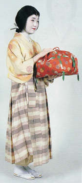 four different examples of mobakama on lady's maid