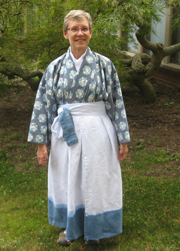 short kosode with mobakama