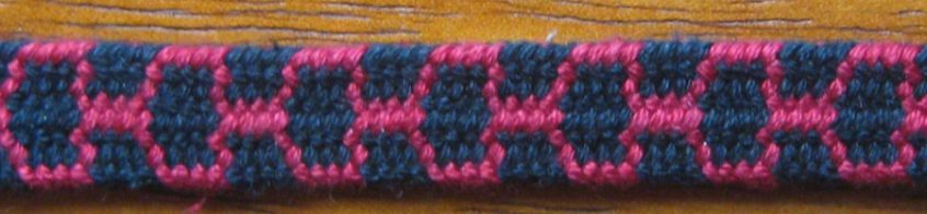 texture from weaving yarn