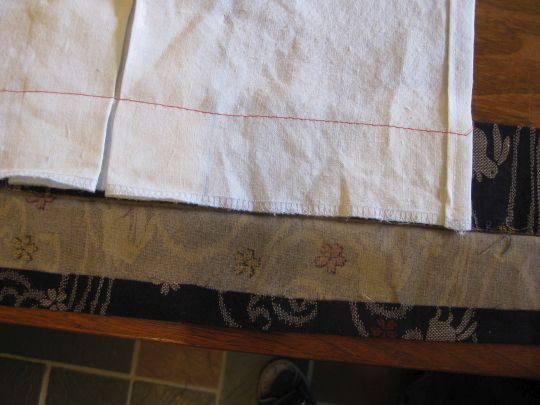 waistbank first third top of skirt