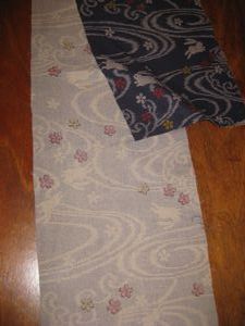 waistband - blue pattern is right side